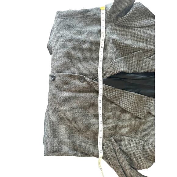 Oscar de la Renta Menswear Blazer 42R Gray Wool Tweed Sport Coat Jacket - Picture 5 of 9